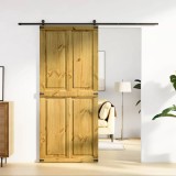 VidaXL Ușă de hambar CORONA 90x210 cm din lemn masiv de pin