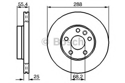 Disc frana SEAT ALHAMBRA (7V8, 7V9) (1996 - 2010) BOSCH 0 986 479 B57 foto