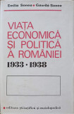 VIATA ECONOMICA SI POLITICA A ROMANIEI 1933-1938-EMILIA SONEA, GAVRILA SONEA