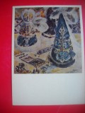 HOPCT 23682 SARBATOARE NNATIONALA- G M ISMAILOVA 1966 -- PICTORI DIN KAZAKSTAN - RUSIA --MUZEE - CP PICTURA --NECIRCULATAMUNTII