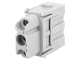Conector HDC Han-Modular Mamă 3 PIN Terminal Șurub
