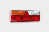 Lampa Stop Stanga 6 Functii Kingpoint FT-500-15 Hybrid, 12-36V, Omologata E, Pozitie Neon, Frana, Semnalizare, Ceata, Reflector