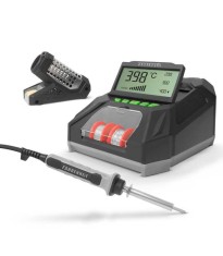 Statie digitala de lipit cu display LCD 48W varf de lipit tabla si burete 230V Fahrenheit