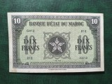 MAROC 10 FRANCI 1943 XF