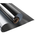 Folie Decorativa Pentru Geamuri, cu Efect de Oglinda Pentru Intimitate si Protectie Solara, Negru, 60 x 300 cm, BZRSH
