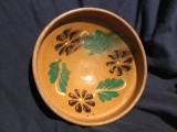 Arta / Traditie / Colectie - Castron , Blid vechi romanesc cu flori model deosebit !