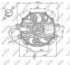 NRF 47747 Ventilator, radiator