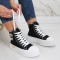 Sneakers dama negri din textil Aylin, 38