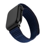Fixed - Nylon Sporty Strap 35mm - Apple Watch 1/2/3/4/5/6/7/8/9/10/SE/SE 2/Ultra/Ultra 2 (42/44/45/46/49mm) - Dark Blue