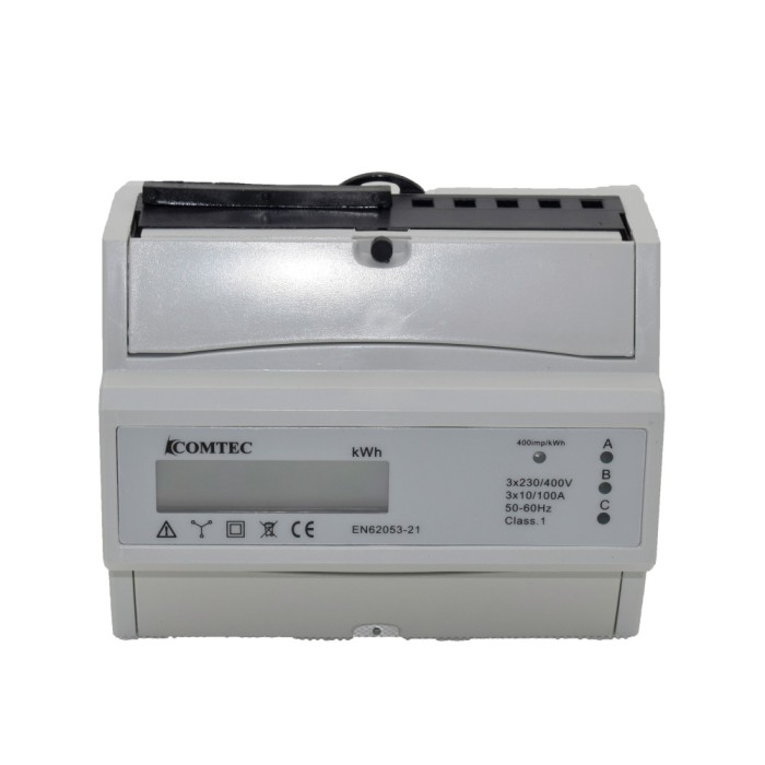 Comtec Contor trifazic digital 3x100A, 7 module