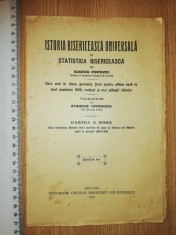 CARTE RELIGIE ISTORIA BISERICEASCA UNIVERSALA - EUGENIU POPOVICI CERNAUTI 1927 foto