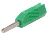 Mufă Banană Verde 4mm 16A 50VDC, DELTRON