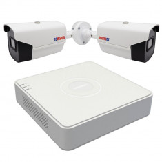 Sistem de supraveghere 2 camere ROVISION2MP22 oem Hikvision, 2 MP Full HD, lentila 2.8mm, IR 40m, DVR 4 canale video 1080P lite