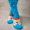 STK451-4 Sosete medii din bumbac ultrasox multicolore