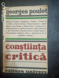 Constiinta critica-Georges Poulet