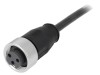 Conector HARTING 7/8 mufă 3 pini drept cu cablu 5m