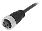Conector HARTING 7/8 mufă 3 pini drept cu cablu 5m