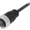 Conector HARTING 7/8 mufă 3 pini drept cu cablu 5m