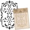 Reutilizabil Șablon - Craft - Scrapbooking // ORNAMENT CLASIC BAROC #2 - A3 (30x42cm)