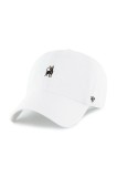 47 brand șapcă de baseball din bumbac Dog Base Runner Icon culoarea alb, uni, XX-BSRIC1411GWS-WHE