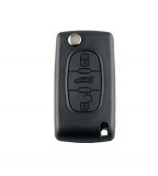 Cheie completa tip briceag, cu chip si telecomanda pentru Peugeot 307 308 407 607, 3 butoane, 433 MHZ