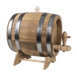 Butoi pentru decor din lemn masiv de stejar 3L Zilan EXT 8059