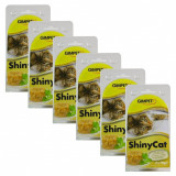 GimCat ShinyCat ton + creveți + malț 12 x 70 g