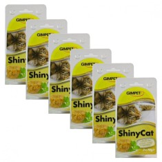 GimCat ShinyCat ton + creve?i + mal? 12 x 70 g foto