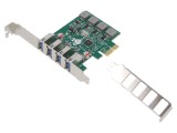 Card Extensie PCIe USB 3.0 DIGITUS cu 4 Socluri x4 5Gbps