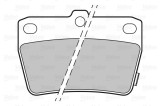 VALEO 301673 FIRST set placute frana,frana disc