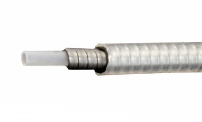 Teaca Cablu Frana Alligator Insertie PVC &amp;Oslash;5 Transparent Pret la metru Cod:463530066RM foto