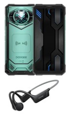 Telefon mobil Doogee S200X VIP, Verde, 5G, Dual Display 6.72 +1.32 , AMOLED, Functii AI, 32GB RAM (12GB+20GB extensibili), 512GB ROM, 100MP, Android 1