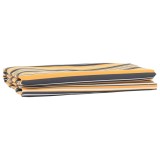 VidaXL Material de &icirc;nlocuire pentru copertină Galben, gri 10 x 1.6 m