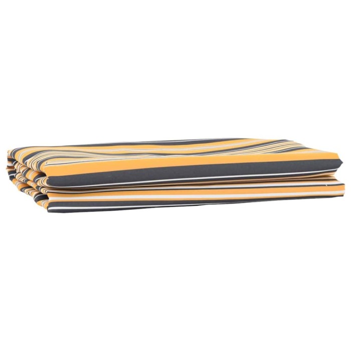 vidaXL Material de &icirc;nlocuire pentru copertină galben și gri 10 x 1.6 m 42000824