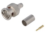 Mufă BNC tată drept 75&Omega; RG59