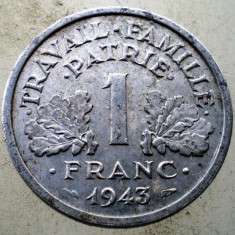 1.171 FRANTA VICHY WWII 1 FRANC 1943