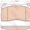 Set placute frana,frana disc RENAULT MEGANE III Cupe (DZ0/1) (2008 - 2016) TRW GDB2007