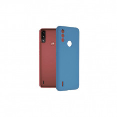 Husa Compatibila cu Motorola Moto E7 Power / Moto E7i Power Techsuit Soft Edge Silicone Albastru Denim