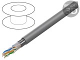 Cablu LANBERG F/UTP CCA PVC gri 100m pentru transmitere date 100Mbps