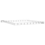 Cumpara ieftin Tarc caini 44 panouri negru 100x50 cm otel vopsit electrostatic