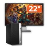 Pachet Calculator Second Hand HP ProDesk 400 G4 MT, Intel Core i5-7500 3.40 - 3.80GHz, 8GB DDR4, 256GB SSD + Monitor 22&amp;quot; NewTechnology Media