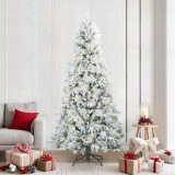 VidaXL Brad de Crăciun artificial cu ramuri articulare Verde 240 cm 3397506
