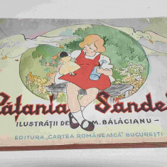 Patania Sandei planse colorate carte de povesti - Joc 1930 Ed. Cartea Romaneasc