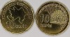 Azerbaijan 10 Qapik 2006 KM#42, XF, Moneda Azerbaidjan