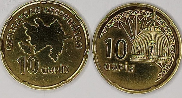 AZERBAIJAN / AZERBAIDJAN 10 QUAPIK 2006 [0] KM 42 , XF