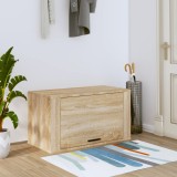 VidaXL Pantofar de perete, stejar sonoma, 70x35x38 cm, lemn prelucrat