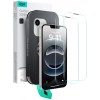 Folie de protectie Ecran ESR Ultrafit pentru Apple iPhone 16e / 14 / 13 Pro / 13, Sticla Securizata, Full Glue, Set 2 bucati