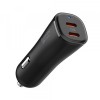 Incarcator Auto Spigen ArcStation Essential, 50W, 3A, 2 x USB-C, Negru ACP08523, Universal