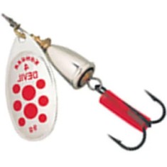 Lingurita Rotativa KONGER Devil Nr.2, AS23 White Red Dot, 4.50g foto