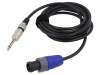 Cablu Audio Jack 6,3mm la SpeakON 3m Negru